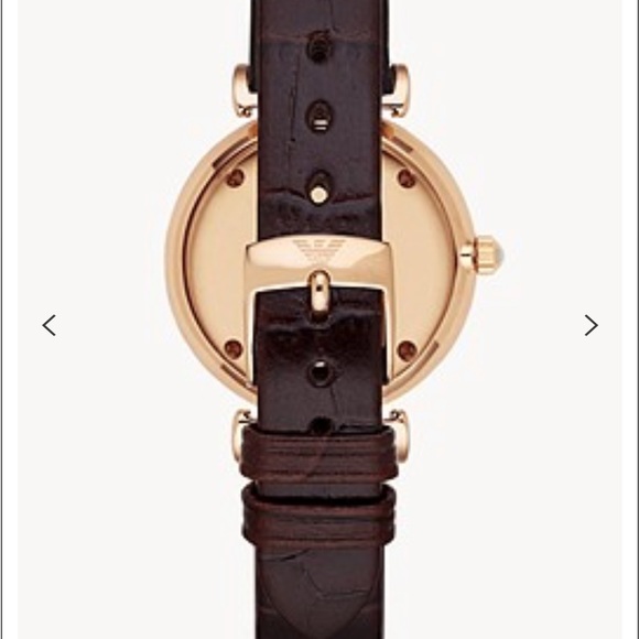 Emporio Armani Quartz Pink Mother of Pearl Dial watch - Picture 5 of 11